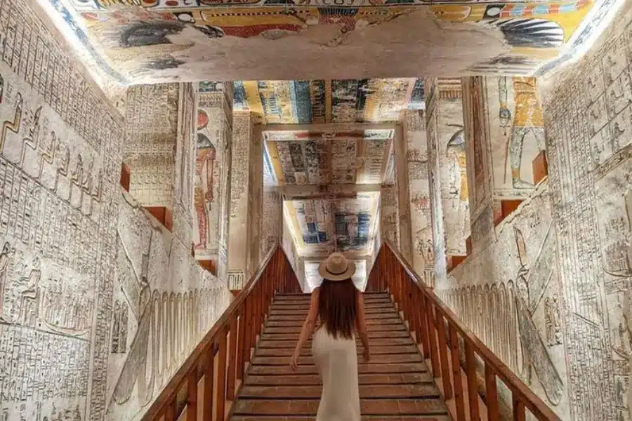 A tourist enjoys visiting Valley of the Kings - Egypt Shore Excursions Guide: What to Do from Each Port - Egypt Tours Group