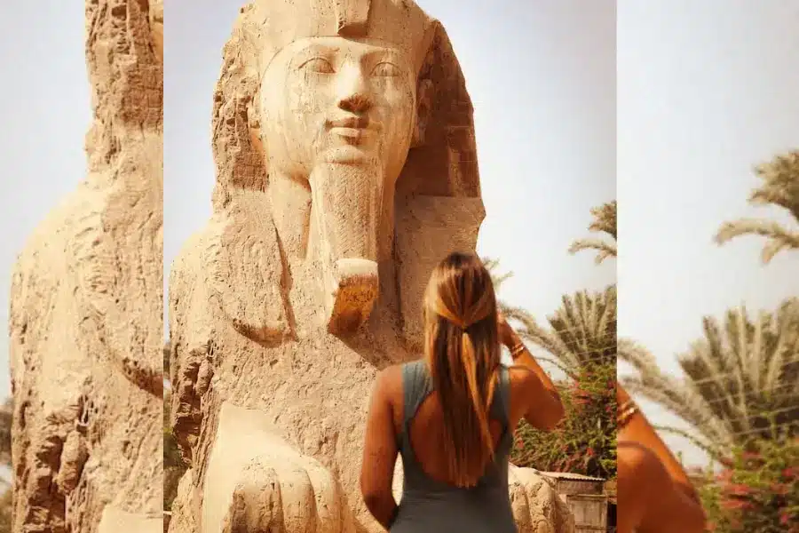 An American tourist in front of the Sphinx - Egypt Visa Requirements for Americans: Everything You Need to Know (2026) - Egypt Tours Group
