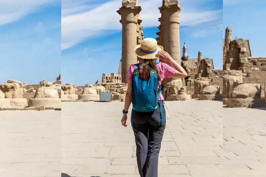 A solo female tourist in Egypt - Solo Female Travel in Egypt: Is It Safe? What to Wear, Routes & Tips (2026) - Egypt Tours Group