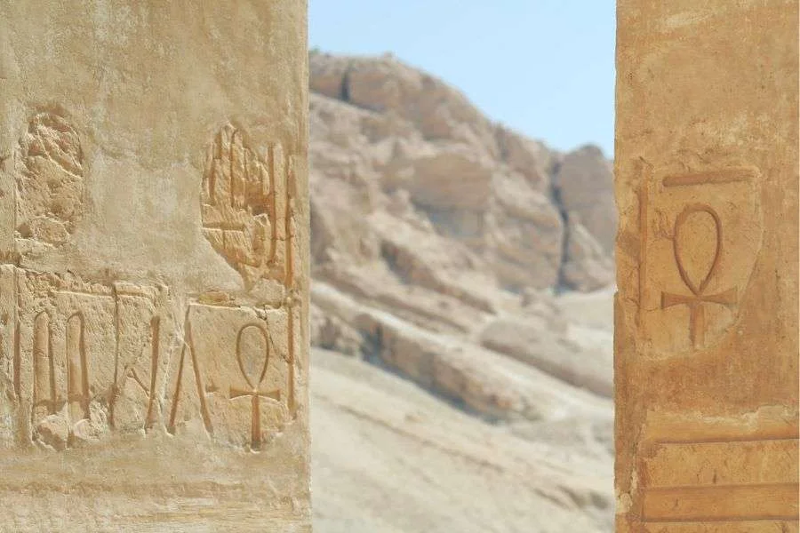 A painting of Egyptian cross - ankh cross. Egypt Tours Group. Egypt Tours Group