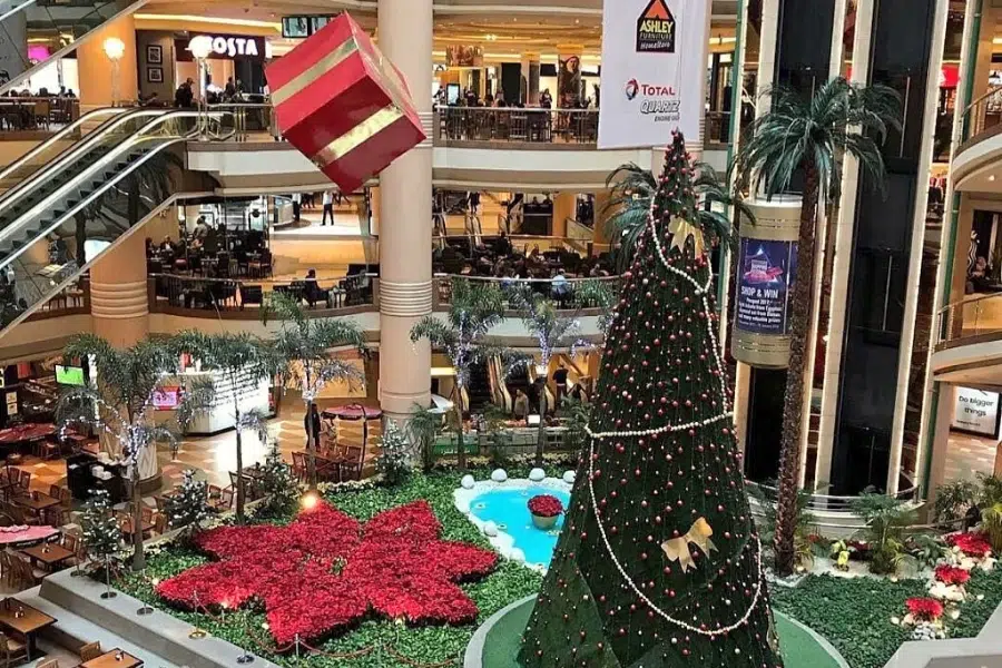 Christmas in Egypt decorations and sunny weather - Things to do in Egypt at Christmas