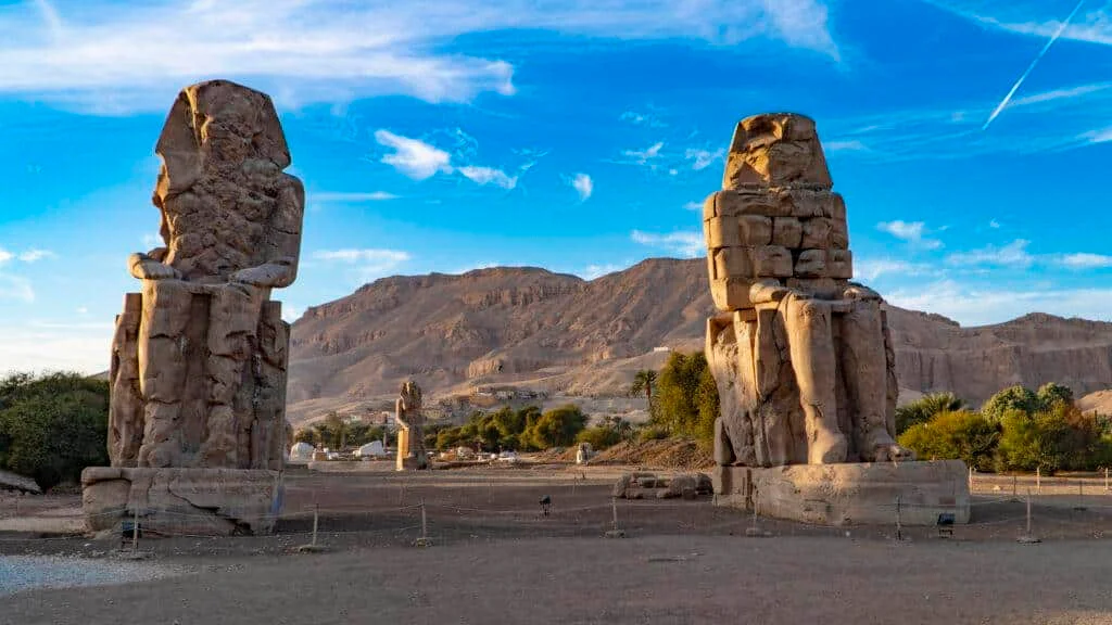 Colossi of Memnon in Luxor Egypt – 5 Days Cairo, Luxor and Alexandria Tour Package