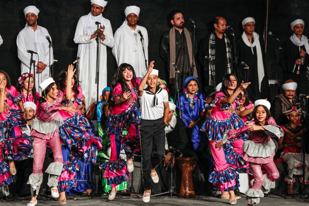 Wekalet El Ghouri Tannoura Show - Traditional Egyptian performance during a cultural event in Cairo