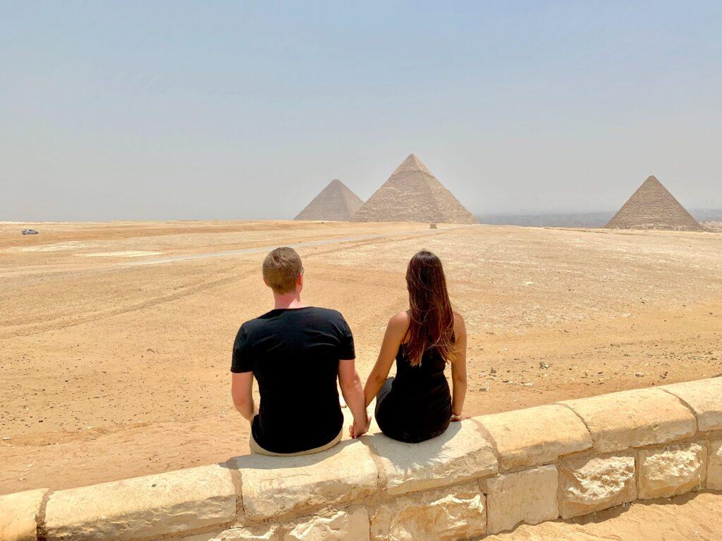 Giza Pyramids in Cairo – part of the 5 Days Egypt Tour Package.