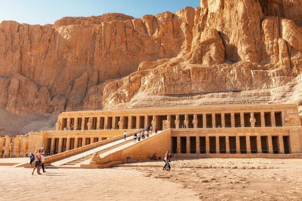 Hatshepsut Temple's architectural marvel with Egypt Tours Group.