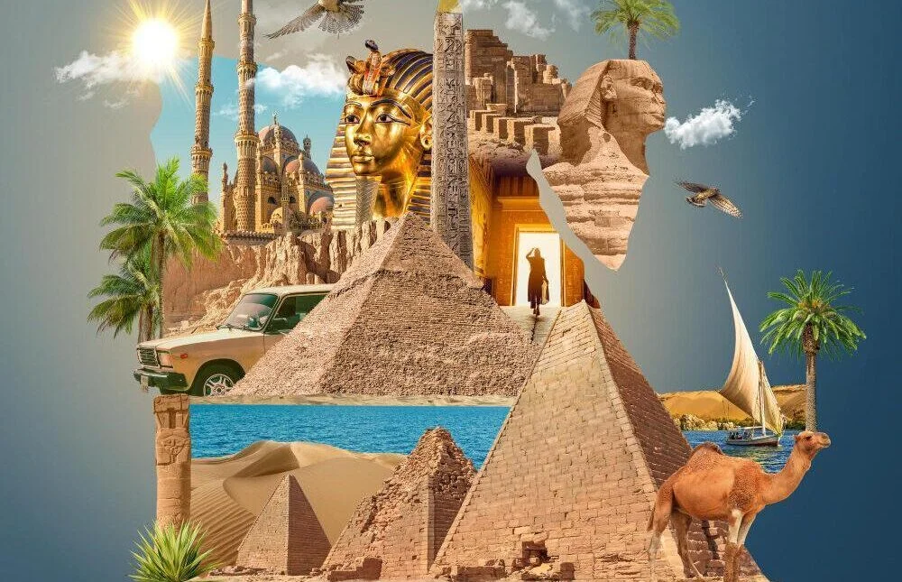 Historical architecture and landmarks in Cairo City.