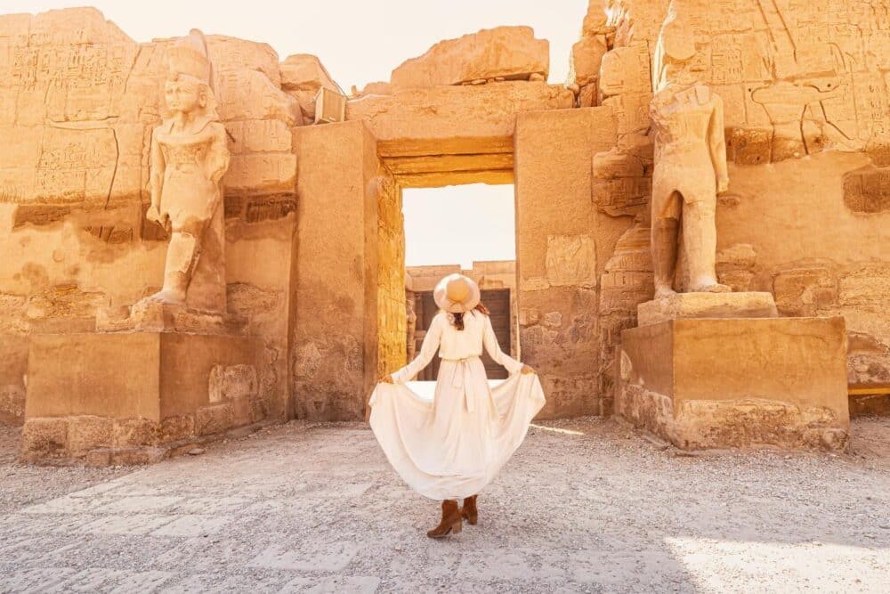 The grandeur of Karnak Temple Complex captured by Egypt Tours Group.
