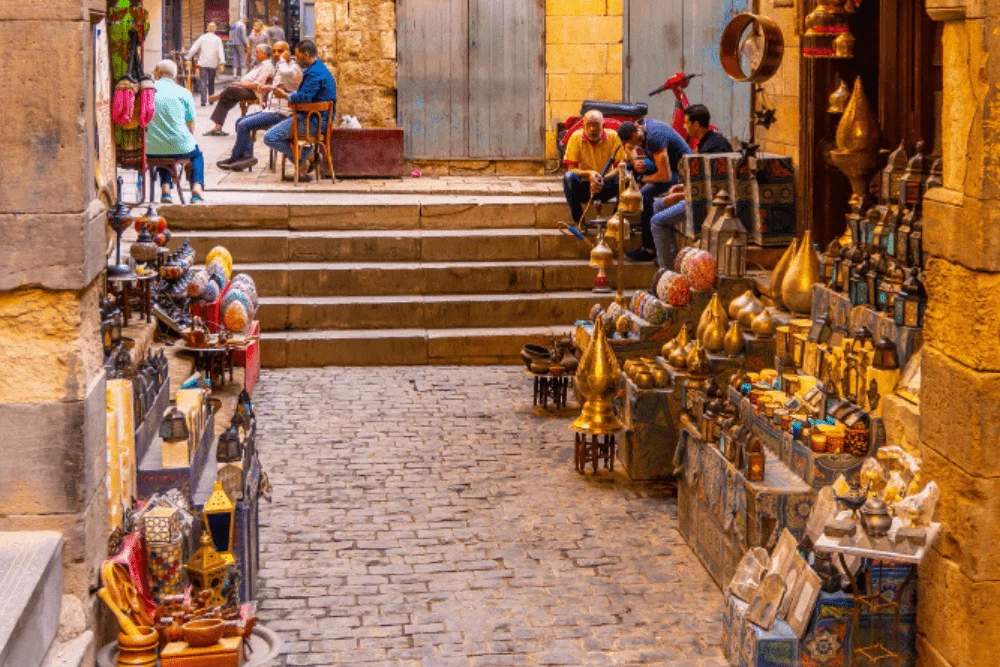 Khan El Khalili Bazar in Cairo