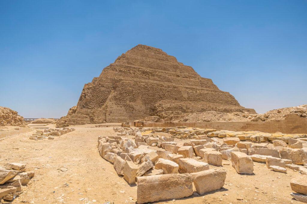 Saqqara Step Pyramid on a Day Excursion from Cairo