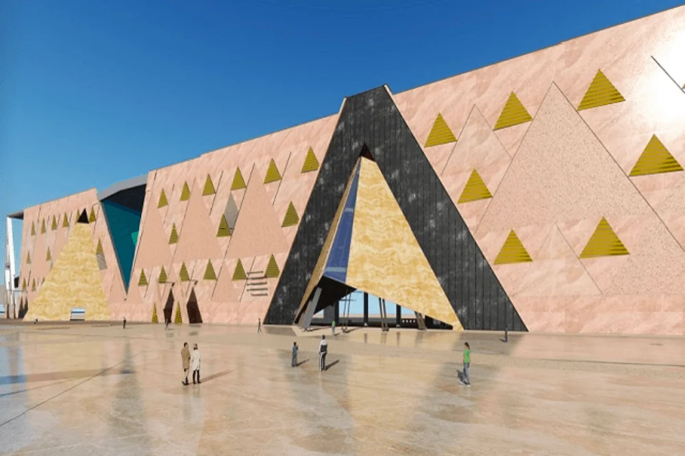 The Grand Egyptian Museum in Cairo City