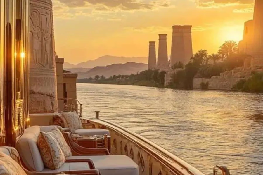 The amazing view of the Nile banks from a Nile Cruise - Nile Cruise Cost in Egypt 2026: Prices, Packages & Booking Tips - Egypt Tours Group
