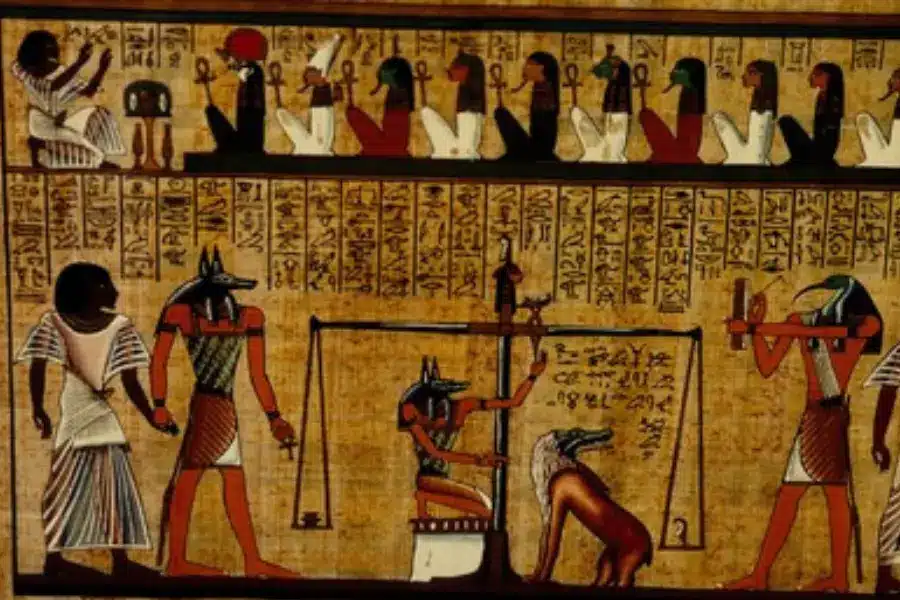 Scenes of the heart weighting from the book of the dead - The Book of the Dead- Egypt Tours Group