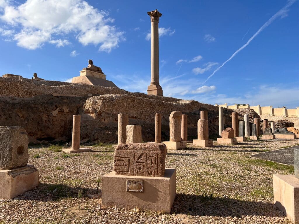 Pompey’s Pillar in Alexandria – 5 Days Cairo and Alexandria Tour