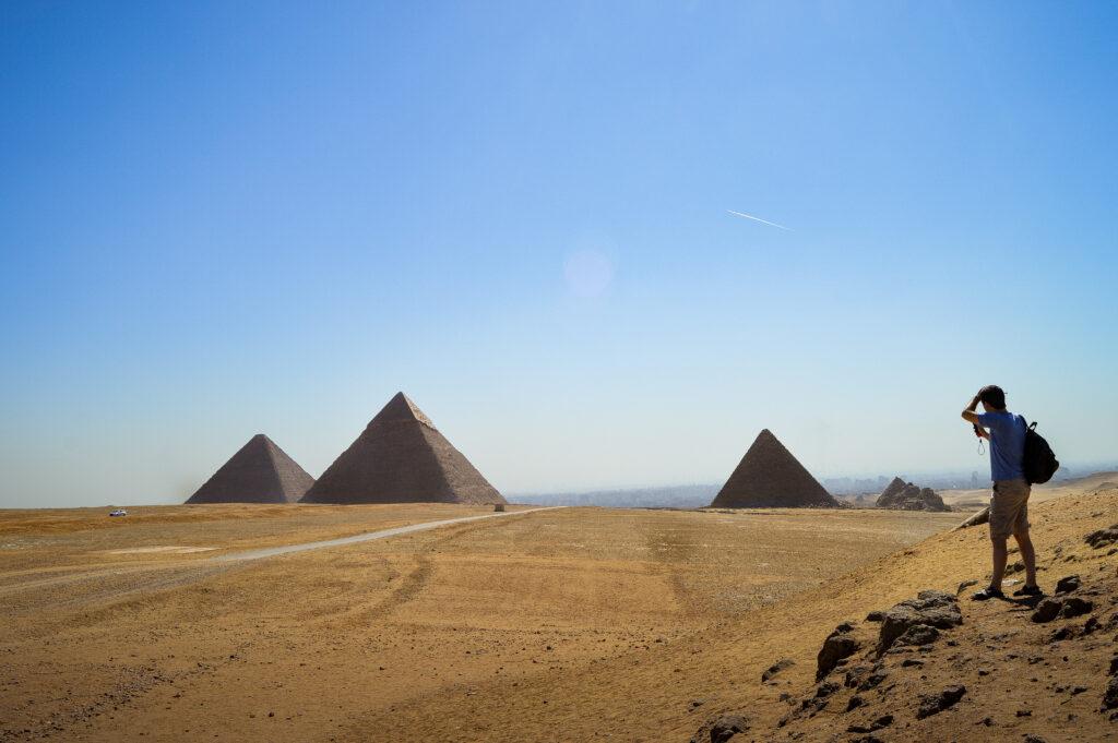 Giza Pyramids – The timeless wonder of Egypt’s ancient civilization in Cairo.