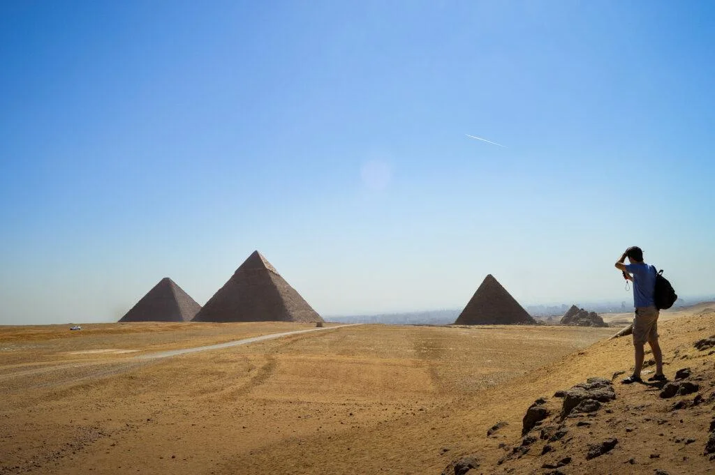 Giza Pyramids – The timeless wonder of Egypt’s ancient civilization in Cairo.
