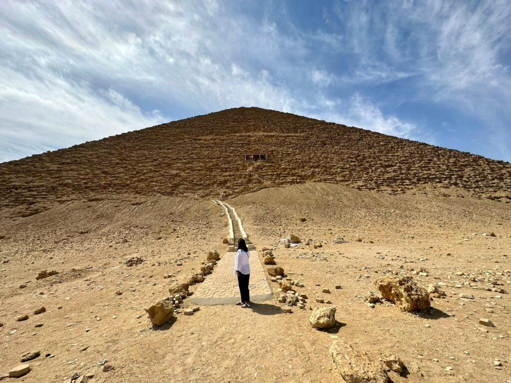 The Great Pyramid of Khufu on Giza Pyramids Half Day Tour