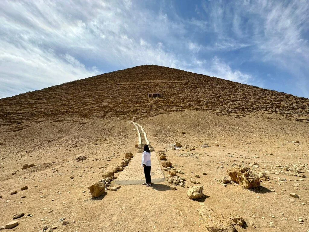 The Great Pyramid of Khufu on Giza Pyramids Half Day Tour