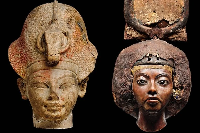 Wedding Scene of King Amenhotep III and Queen Tiye