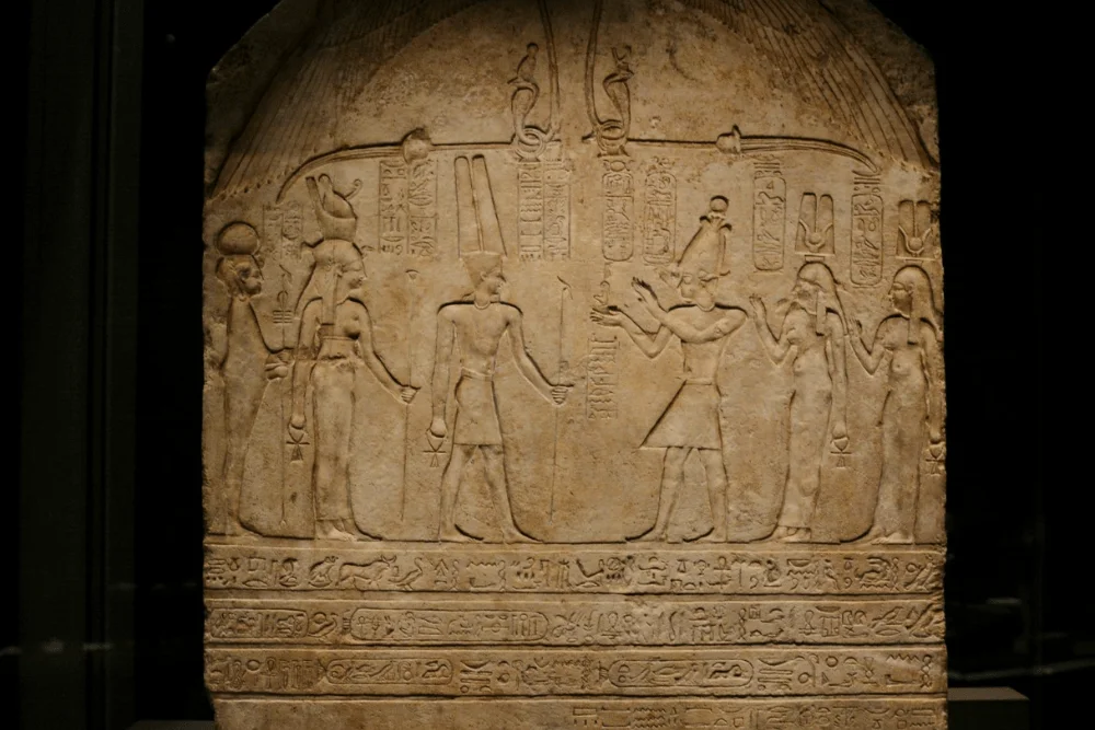 Theban Triad: Amun, Mut, and Khonsu