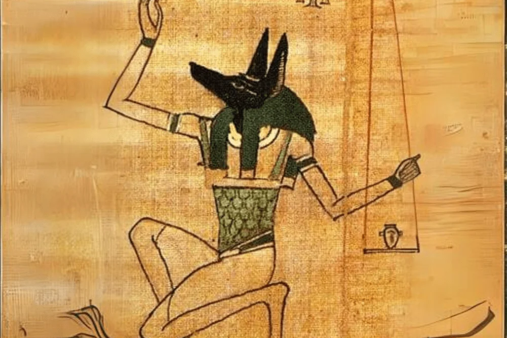 Symbolic attributes of Anubis in ancient Egyptian religion