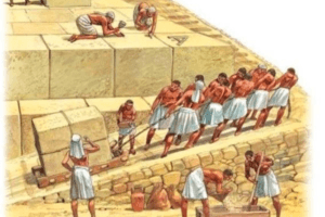 Reconstruction of pyramids construction techniques
