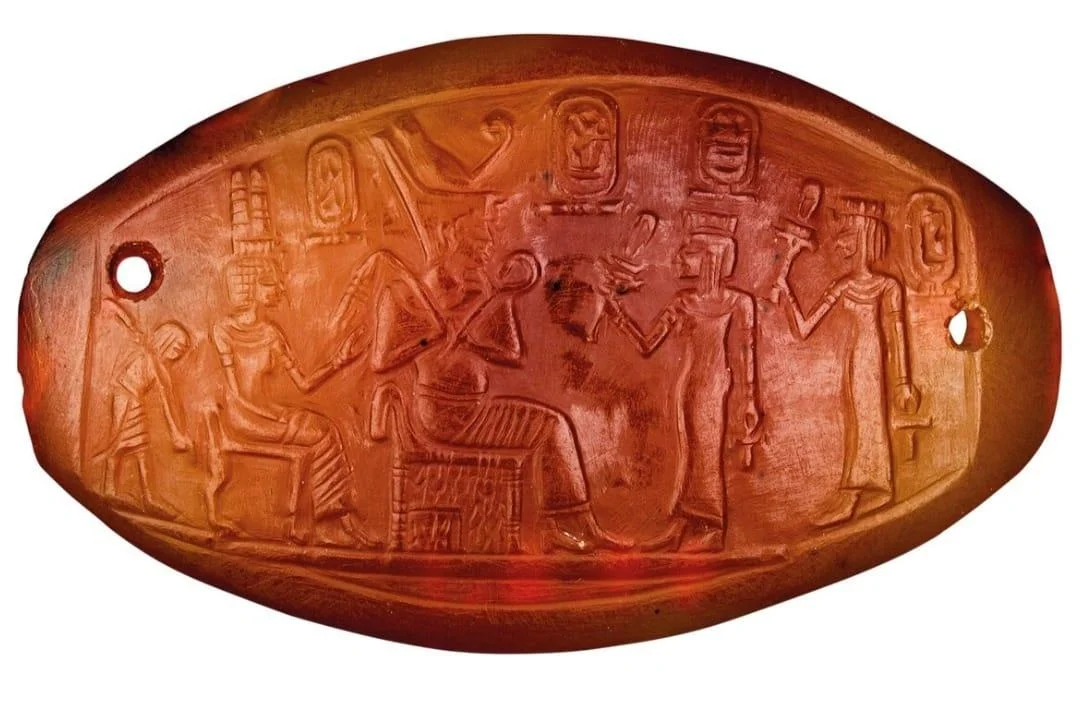 King Amenhotep III with His Family