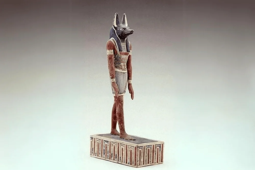 Modern cultural impact of Anubis used as tattoo symbolism