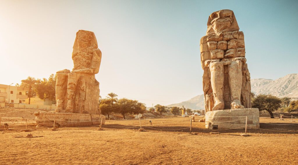 Colossi of Memnon - Egypt Tours Group for Your Cairo and luxor two days trip from Hurghada