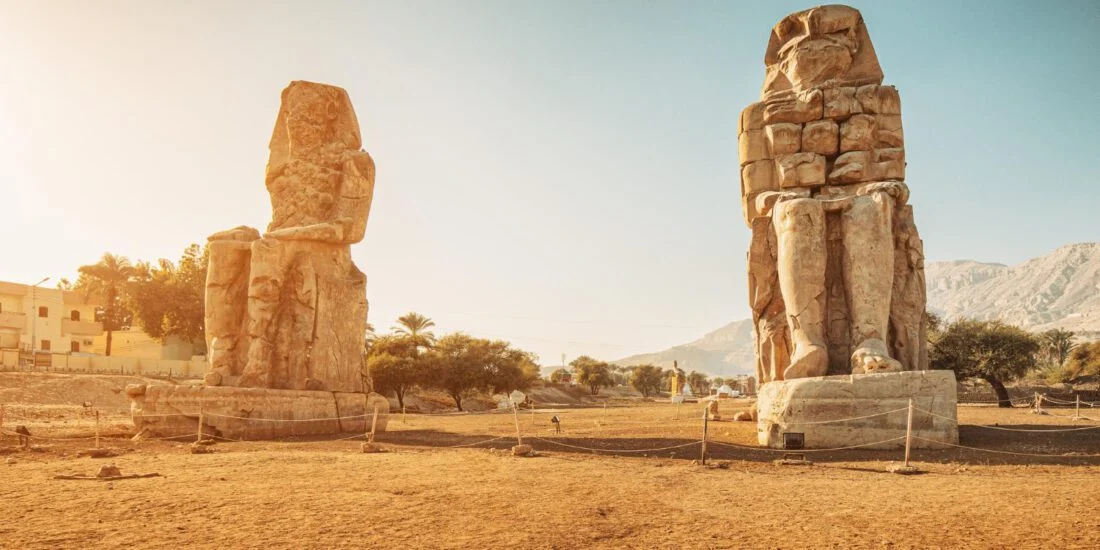 Colossi of Memnon - Egypt Tours Group for Your Cairo and luxor two days trip from Hurghada