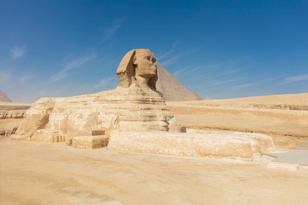 The Sphinx - Pyramids Day Trip to Pyramids from Hurghada  by Plane