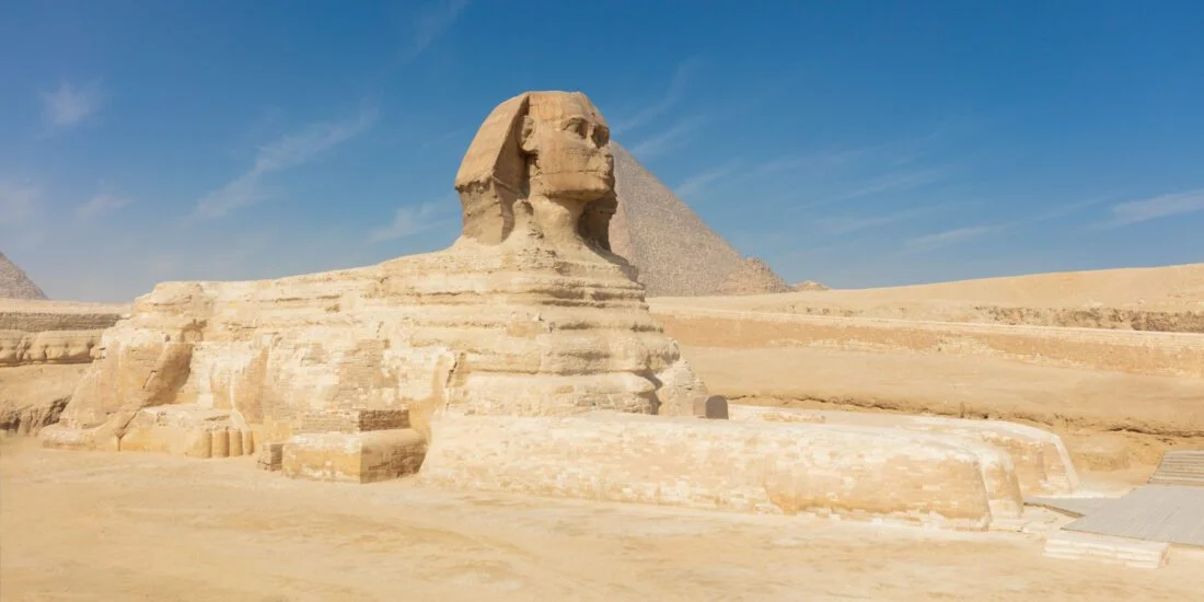 The Sphinx - Pyramids Day Trip to Pyramids from Hurghada  by Plane