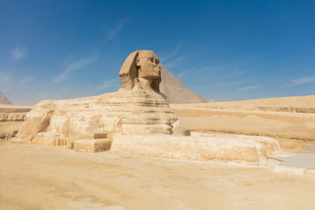 The Sphinx - Pyramids Day Trip to Pyramids from Hurghada  by Plane