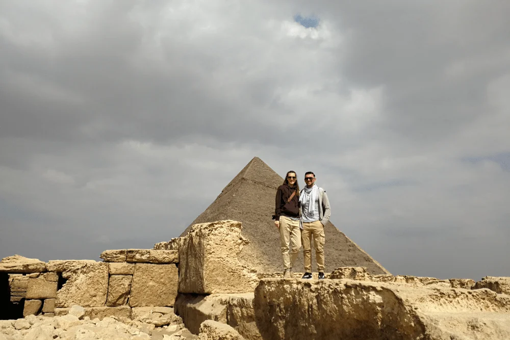Close-up of Khafre Pyramid