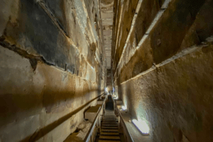 Interior chambers of Khufu Pyramid