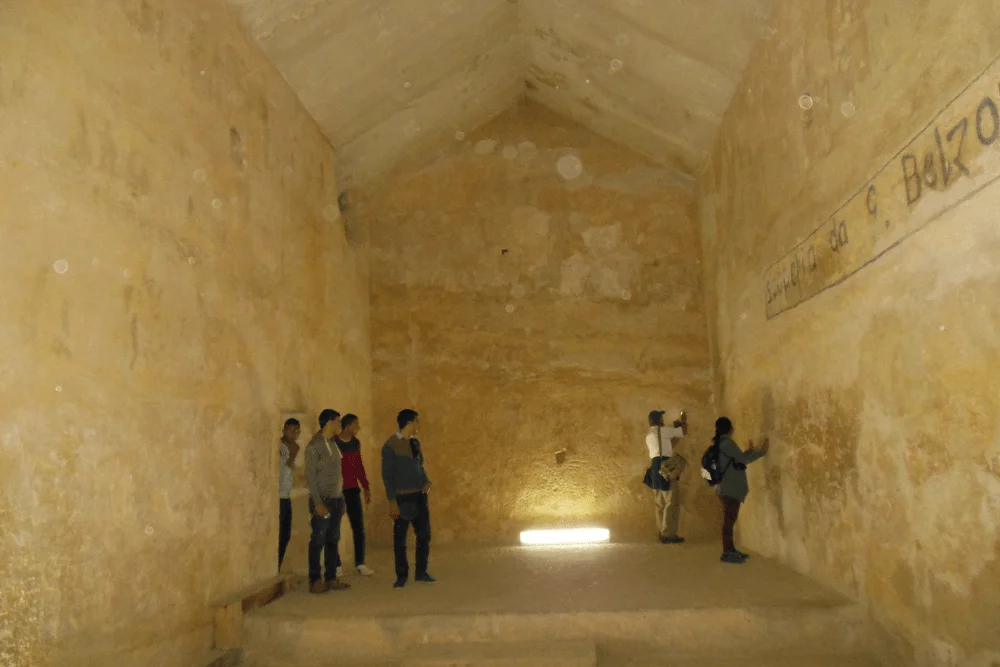Interior chambers of Pyramid of Khafre