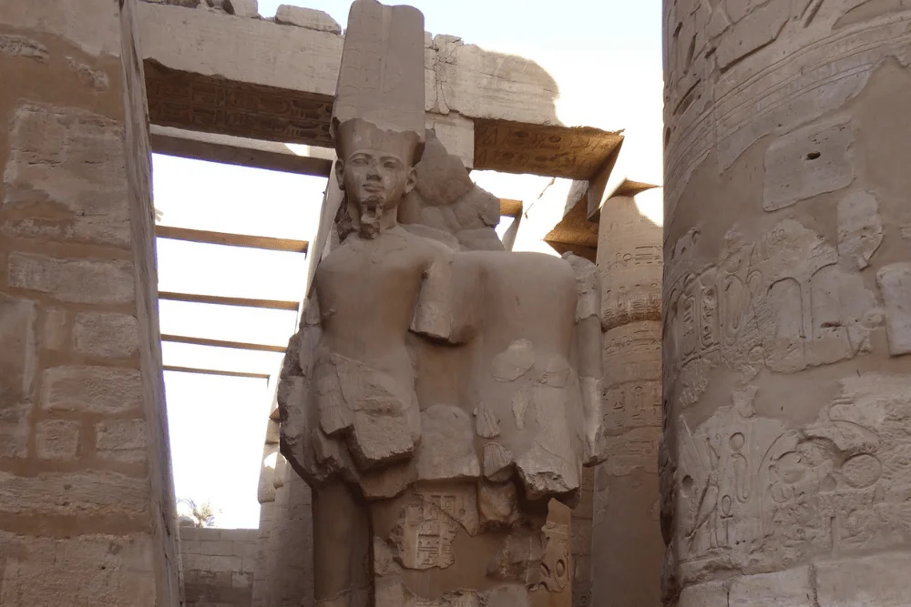 Amun God at Karnak Temple
