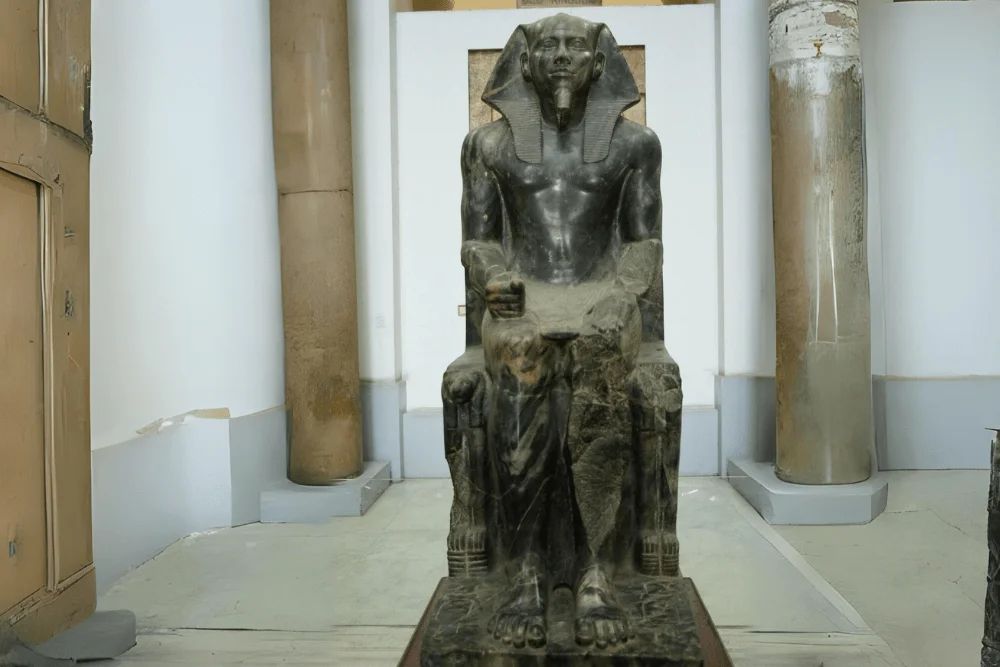 King Khafre's Stately Statue