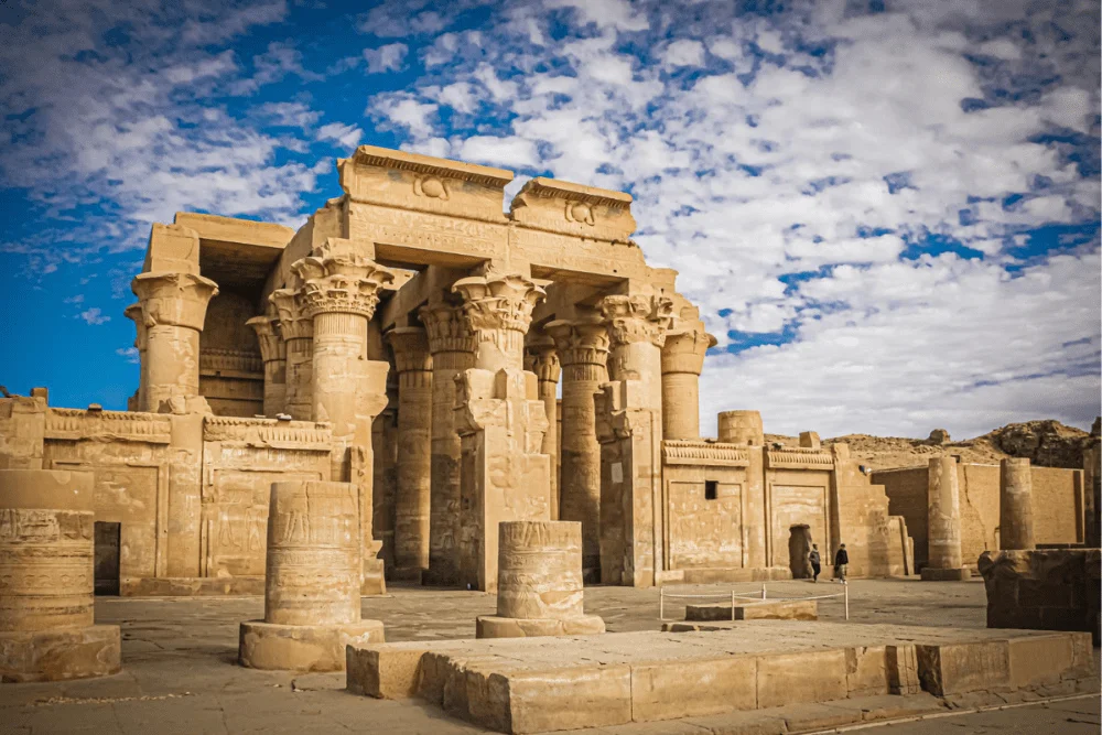 Majestic Kom Ombo Temple along the Nile with Egypt Tours Group.