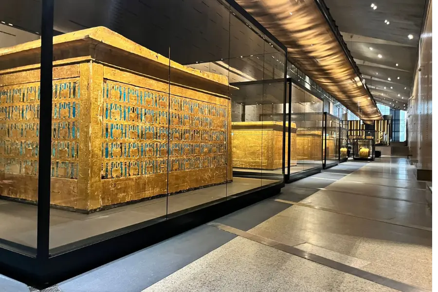 Tutankhamun treasures on display at the Grand Egyptian Museum – set 5