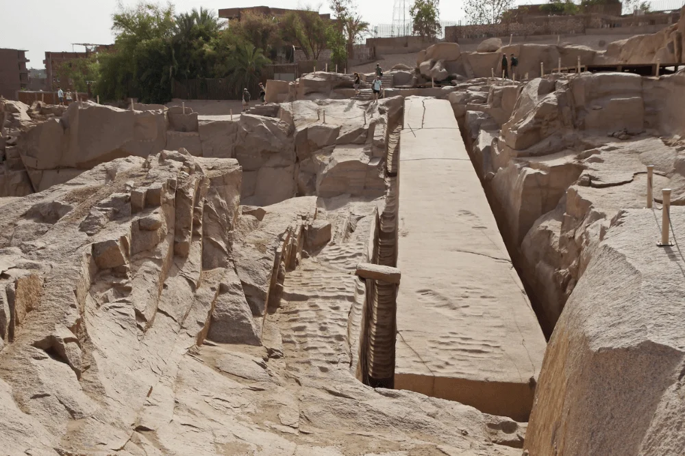 Visiting the Unfinished Obelisk in Aswan