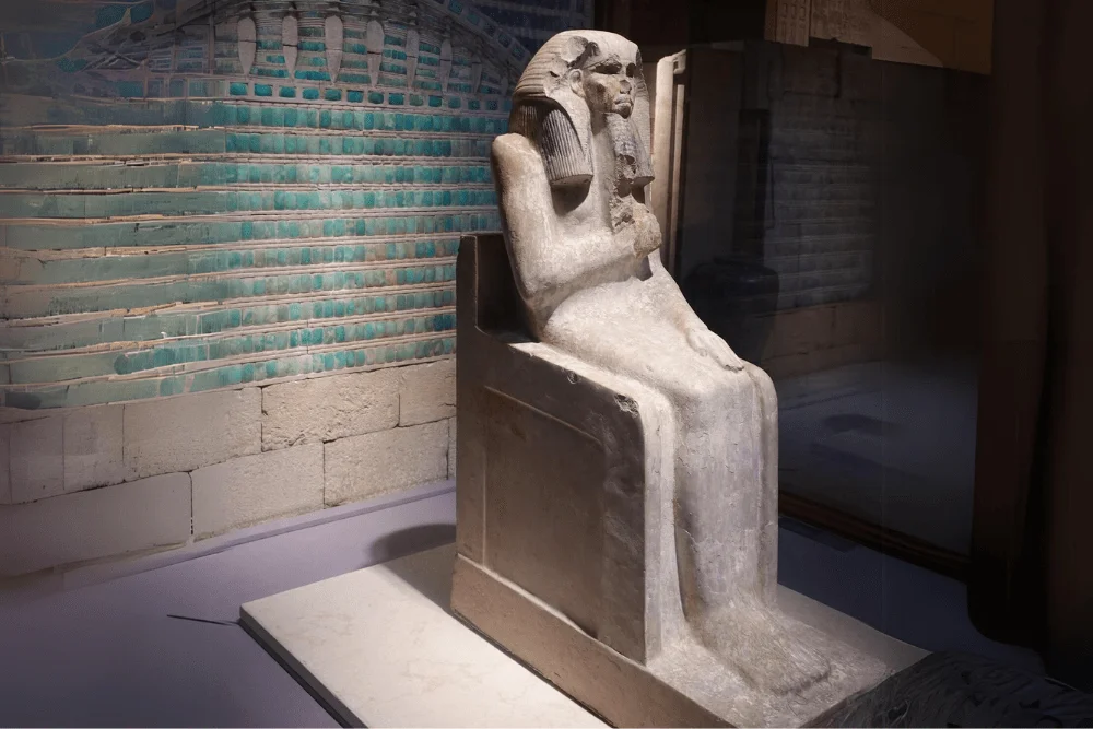 Statue of King Djoser in Saqqara