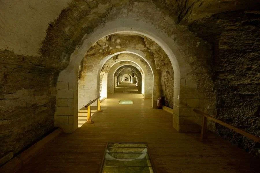 Underground passages and Serapeum at Saqqara Necropolis