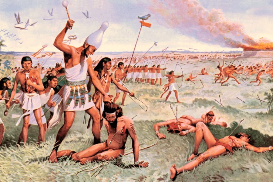 The king Narmer‎
