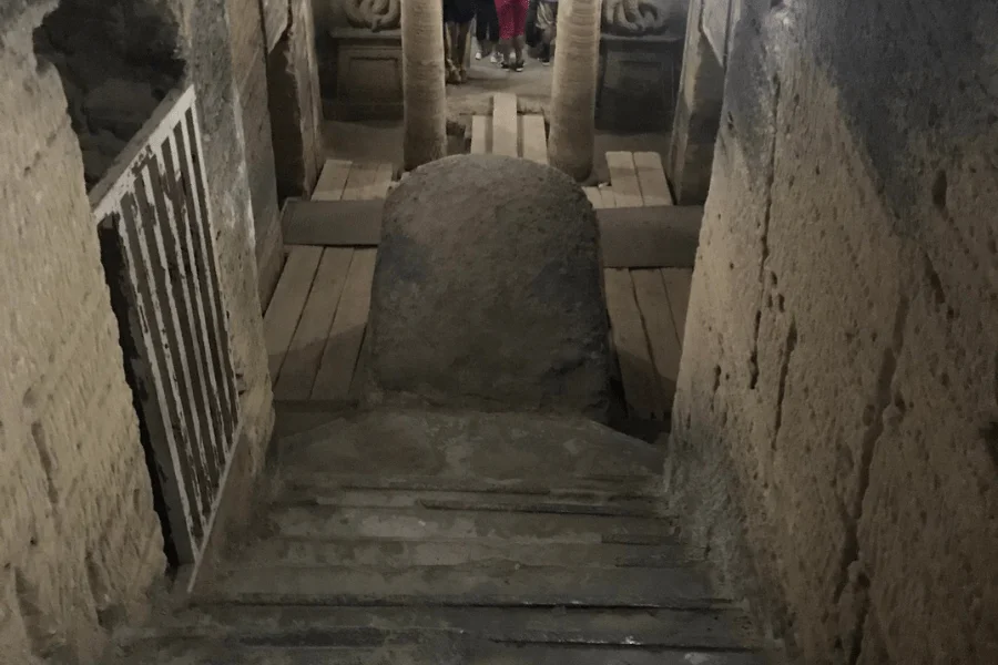 Catacombs of Kom El Shoqafa- Staircase.