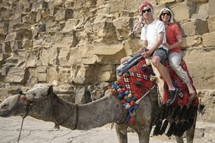Honeymoon in Egypt.