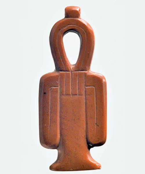 Tyet knot of Isis symbol in ancient Egypt