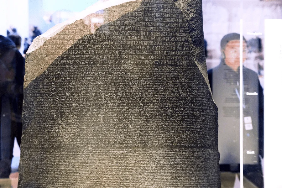 Deciphering the Rosetta Stone.