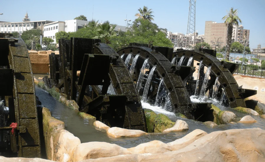 Fayoum-Water-Wheels - Fayoum Oasis waterways during Fayoum Day Trip from Cairo