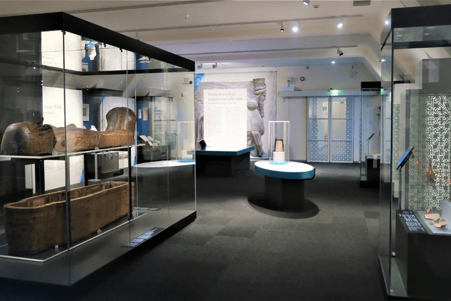Artifacts in the National Museum of Egyptian Civilization