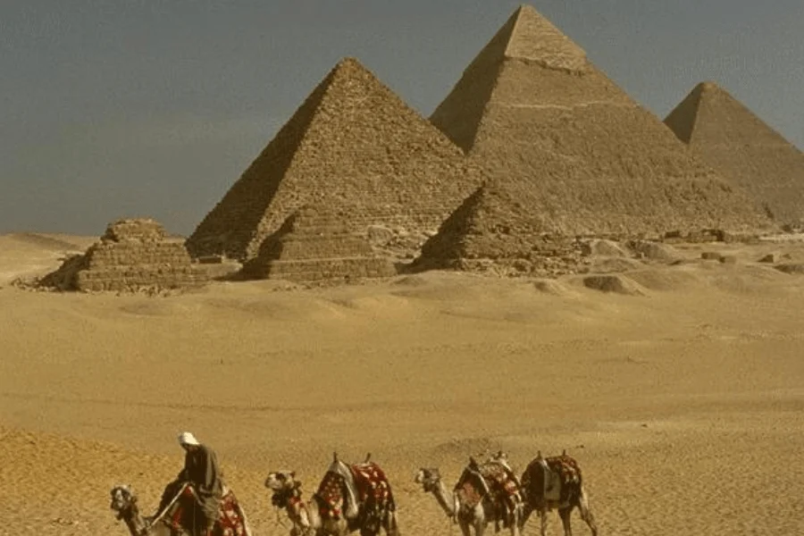 Giza Pyramids funerary landscape